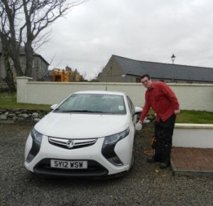 EV Charging at our guest house in Thurso